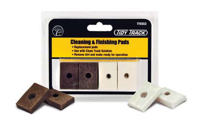 Woodland Scenics TT4553 Tidy Track Cleaning and Finishing Pads  (Replacements for TT4550)