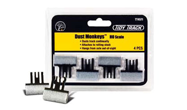 Woodland Scenics TT4571 Tidy Track Dust Monkeys  - OO Scale