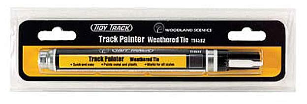 Woodland Scenics TT4582 Tidy Track Track Painter - Weathered Tie (Sleeper) - 10ml tube