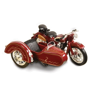 Toyway TW41550 Motor Cycle and Sidecar - 4 Liveries Available - See Description - 1:18 Scale (Please Note - if ordering on-line please specify colour version required in the comments field)