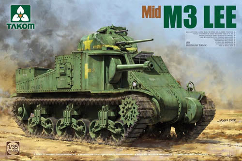 Takom 02089 M3 Lee US Medium Tank Mid Kit 1:35 Scale