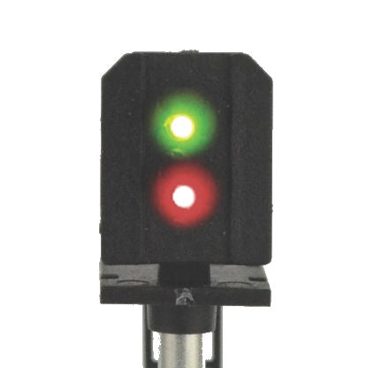 Train-Tech SS1 OO Scale Two Aspect R/G Automatic Sensor Signal (DC and DCC Compatible)