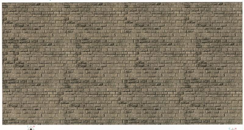Vollmer 47368 Natural Stone Embossed Card - N Scale