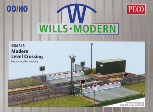 Wills SSM318 Modern Level Crossing Kit - OO / HO Scale