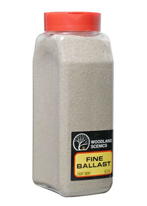 Woodland Scenics B1374 Shaker of Fine Ballast - Light Grey