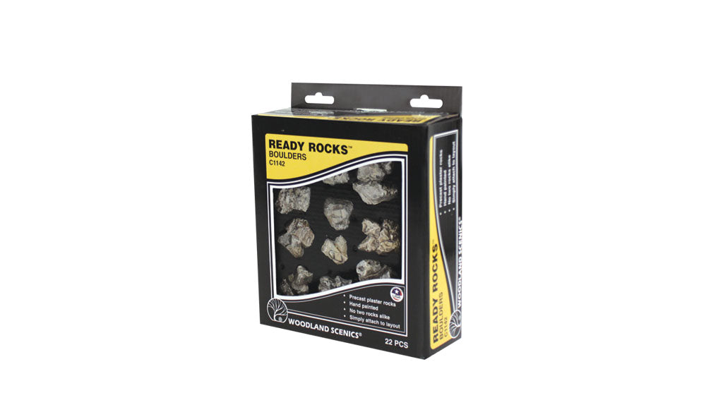 Woodland Scenics C1142 Ready Rocks - Boulders (22 pieces)