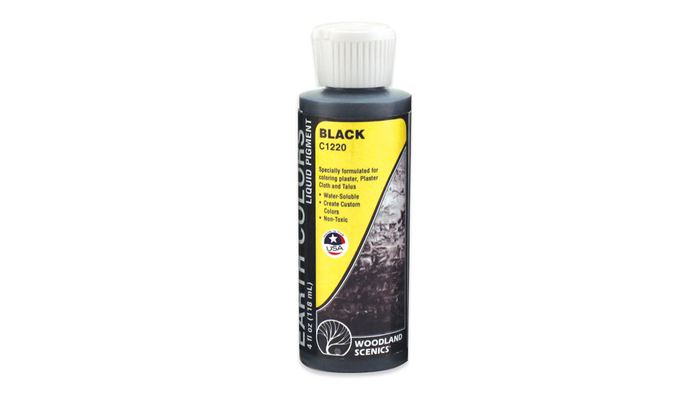 Woodland Scenics C1220 Liquid Pigment - Black (4fl oz)