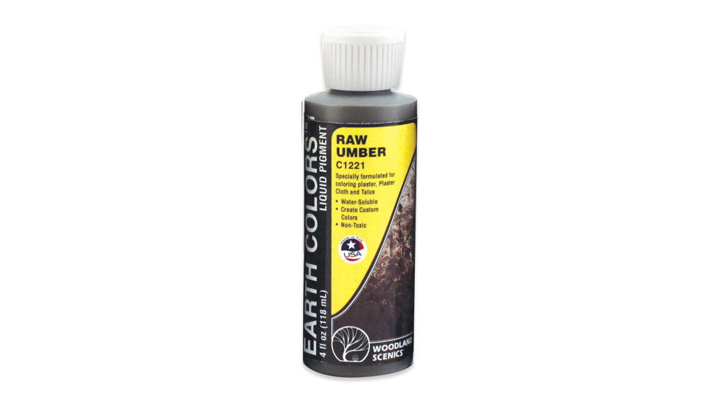 Woodland Scenics (Earth Colours) C1221 Liquid Pigment - Raw Umber (4fl oz)