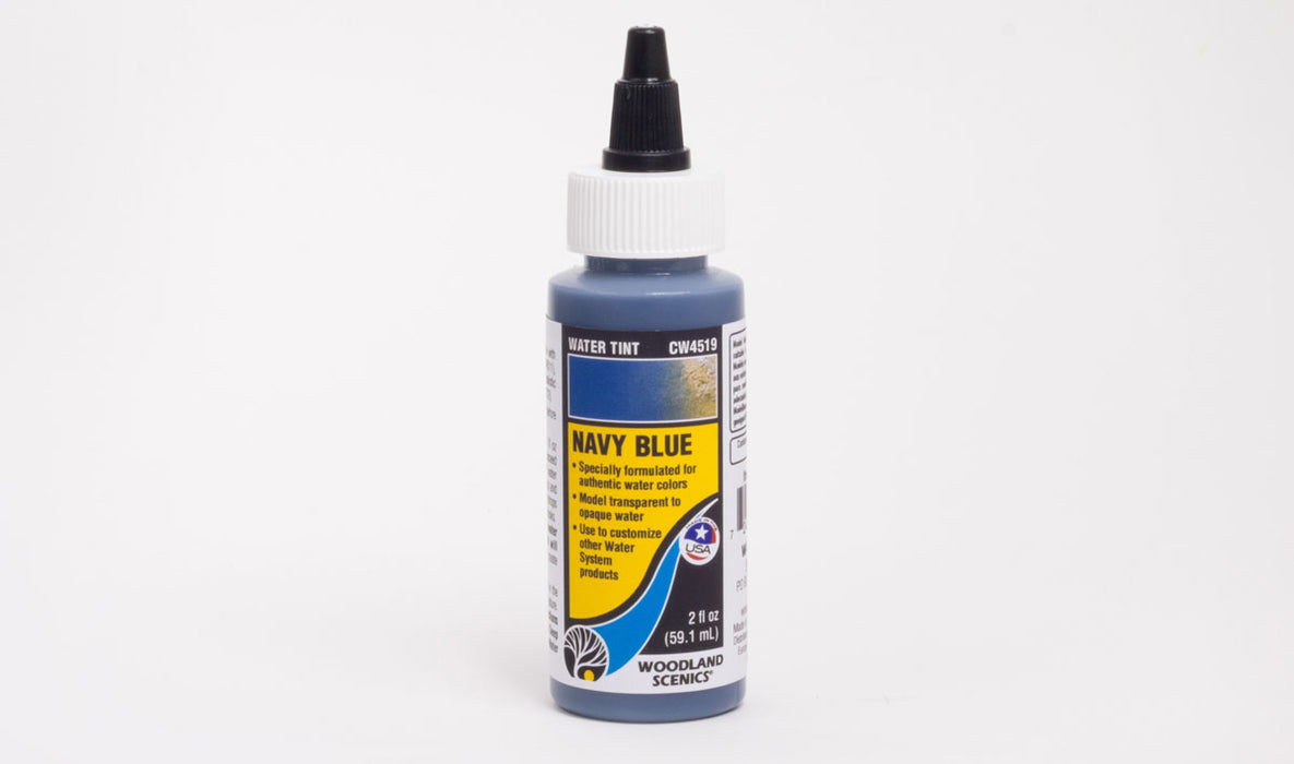 Woodland Scenics CW4519 Water Tint - Navy Blue (59.1ml bottle)