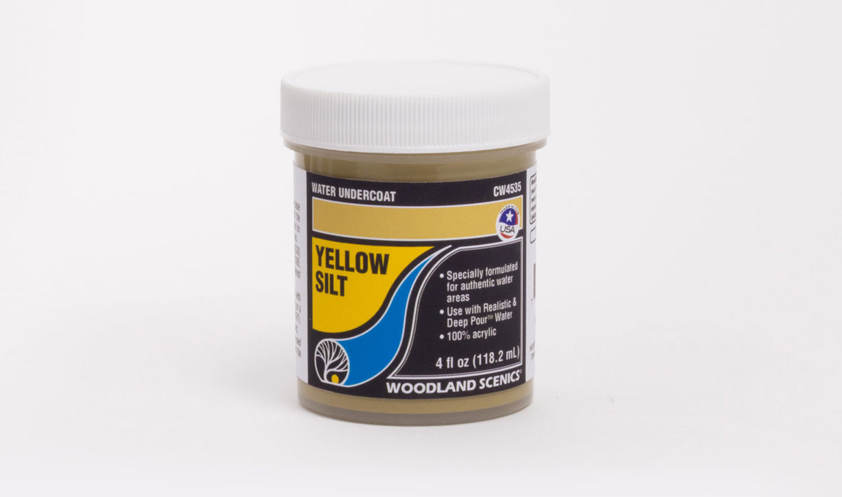 Woodland Scenics CW4535 Water Undercoat - Yellow Silt 118ml