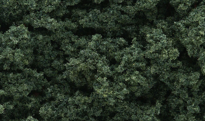 Woodland Scenics FC684 Dark Green Clump Foliage (coverage 57.7sq in)