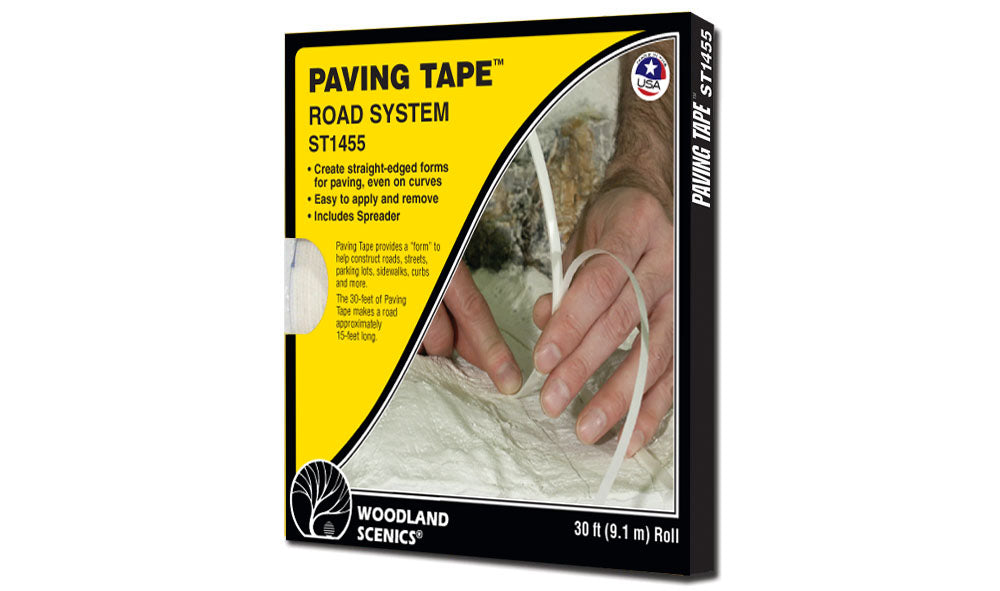 Woodland Scenics ST1455 Paving Tape Road System (9.14m roll) - Suitable for all Scales