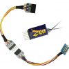 DCC Concepts DCD-ZN68.2 Zen Blue+ Decoder: NEM651 6-Pin Direct & Harness (2 Function)