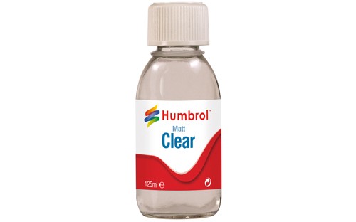 Humbrol Clear Matt Varnish 125ml Bottle