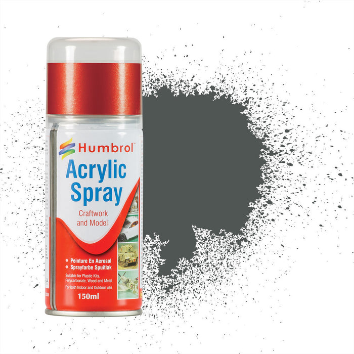 Humbrol AD6027 Acrylic Spray Sea Grey Matt - 150ml