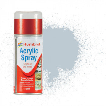 Humbrol AD6056 Acrylic Spray Aluminium (Metallic) Nr56 - 150ml ** Personal callers Only - Not Available Mail Order **