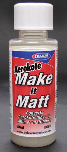Delux Materials (Aerokote) BD-61 Make It Matt (Converts Aerokote Gloss to Satin or Matt Finishes) 50ml