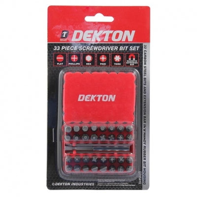 Dekton DT65410 33 Piece Screwdriver Bit Set