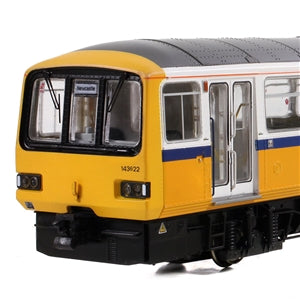 EFE Rail E83025 Class 143 2-Car DMU 143622 BR Tyne & Wear PTE ,OO Gauge