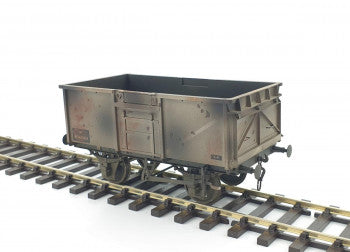 Gaugemaster Collection GM7410303 16T Mineral Wagon BR Grey 563284 Weathered, O Gauge, Dapol
