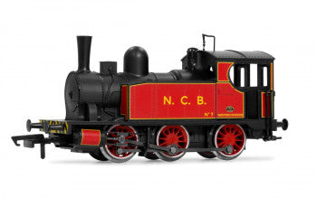Electrotren HES2000 National Coal Board 030 Steam Locomotive, NO 7, Red/Black with yellow lining