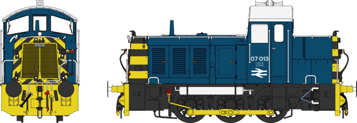 Heljan 2919 BR Blue Class 07 No.07013 - OO Gauge