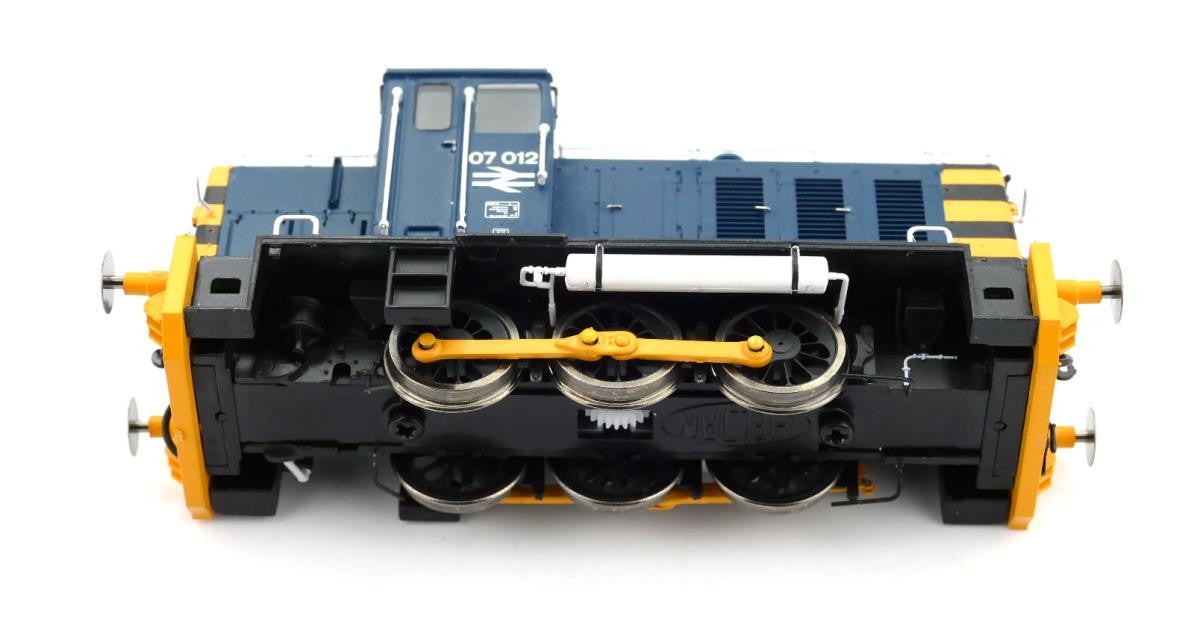 Heljan 2936 BR Class 07 Diesel Shunter Number 07012 in BR Blue Livery - OO Gauge