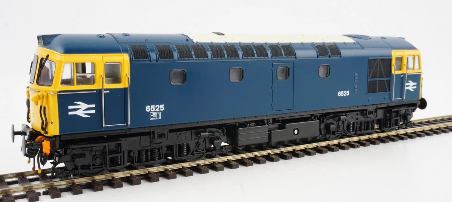 Heljan 3367 BR Class 33/1 Diesel Locomotive Number 6525 in BR Blue Livery - OO Gauge