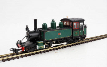 Heljan 9983 Baldwin 2-4-2T Lyn L & BR Dark Green (Pre-1906),  Steam Locomotive- OO9 Gauge