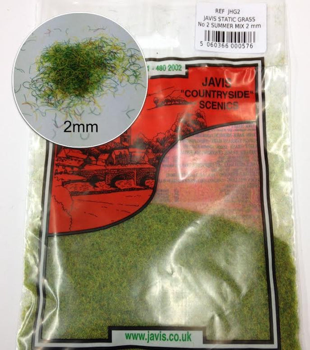 Javis JHG2 Static Grass No2  Summer Mix - 2mm length