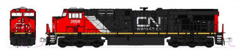 Kato 176-8938-DCC  General Electric ES44AC Gevo Diesel Locomotive Canadian National 2898 DCC-FITTED -  N Gauge