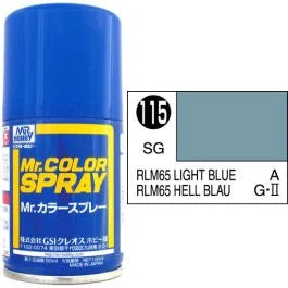 Mr Colour Spray 115, RLM65 Light Blue)- Not Available for Mail Order Due to Postal Restrictions