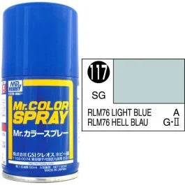 Mr Colour Spray 117, RLM76 Light Blue)- Not Available for Mail Order Due to Postal Restrictions
