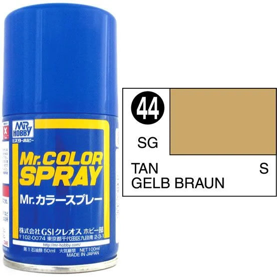Mr Colour Spray 044, Tan- Not Available for Mail Order Due to Postal Restrictions