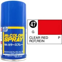 Mr Colour Spray 047, Clear Red- Not Available for Mail Order Due to Postal Restrictions
