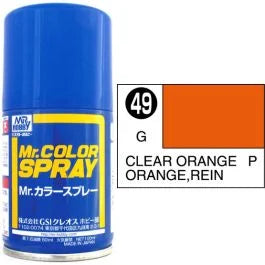Mr Colour Spray 049, Clear Orange- Not Available for Mail Order Due to Postal Restrictions