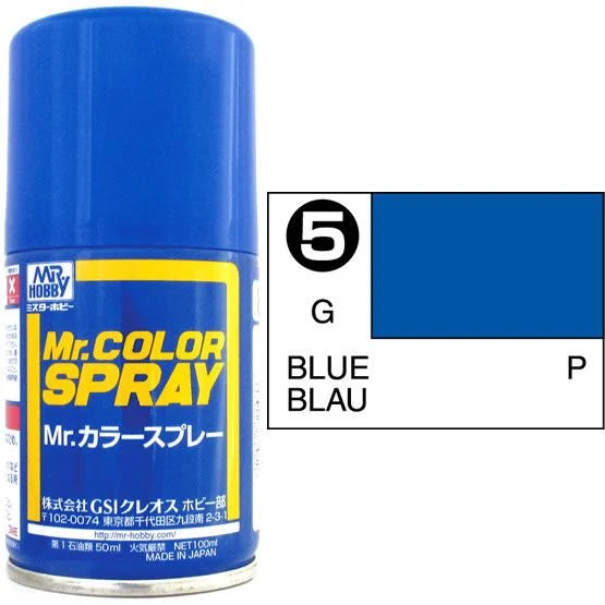 Mr Colour Spray 005, Blue - Not Available for Mail Order Due to Postal Restrictions