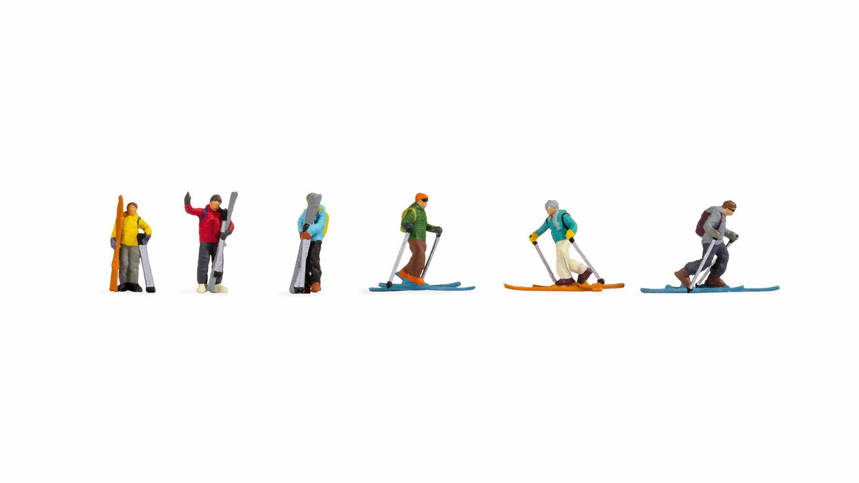 Noch 15823 Skiers (6) Figure Set - OO/HO Scale