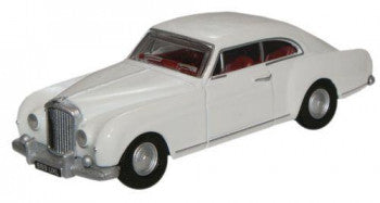 Oxford Diecast 76BCF003 Olympic White Bentley S1 Continental Fastback, 1:76 Scale