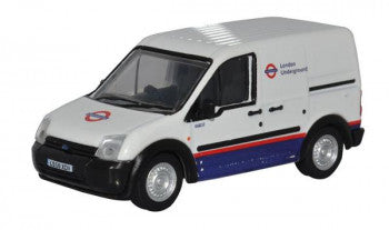 Oxford Diecast 76FTC011 Ford Transit Connect London Underground - 1:76 Scale, OO Scale