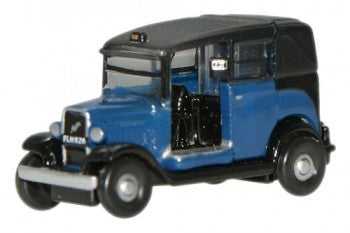Oxford Diecast NAT002 Blue Low Loader Taxi - N Scale
