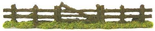 Javis Countryside Scenics PF2 Rough Country Fencing with Gate - OO Scale