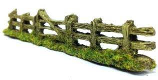 Javis Countryside Scenics PF5 Rough Weathered Fencing with Gate - OO Scale