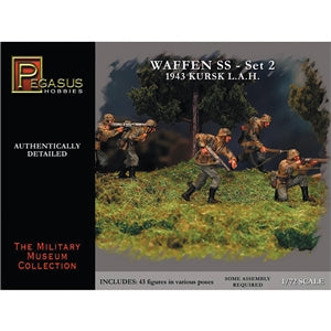 Pegasus Hobbies 7202 Waffen SS - Set 2, 1943 Kursk L.A.H, 1/72 Scale