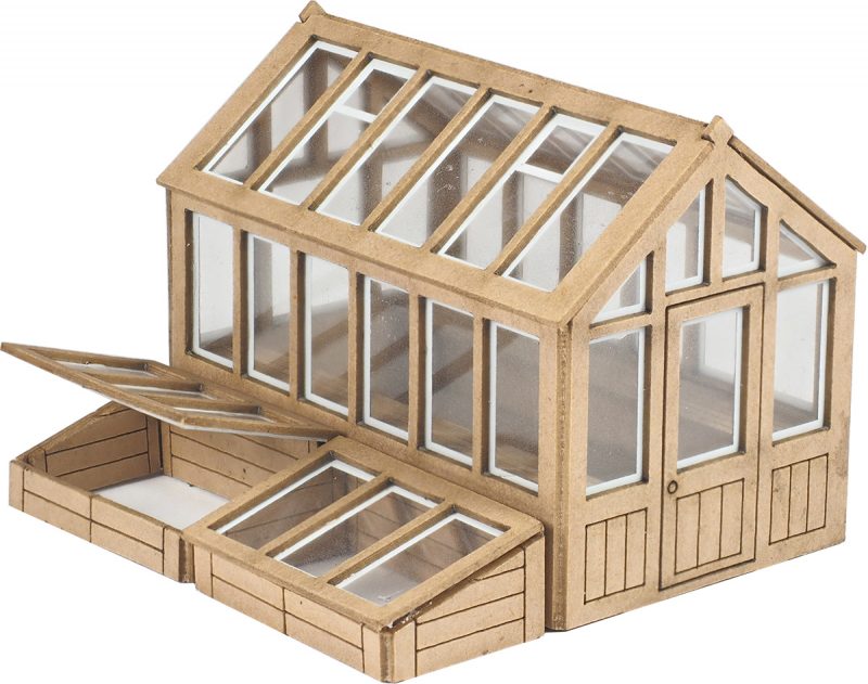Metcalfe PO514 Greenhouse Laser Cut Kit - OO / HO Scale
