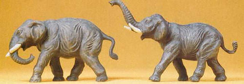 Preiser 20375 Elephants 1:87 Scale, OO/HO Scale