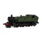 Hornby R3721 GWR Class 61XX Large Prairie 2-6-2T Steam Locomotive Number 6110 Branded "Great Western"DCC Ready - OO Gauge