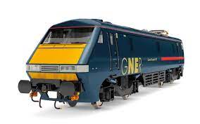 Hornby R3893 Class 91 Bo-Bo Electric Locomotive Named 'Cancer Research UK' No.91117 in Inter-City - OO Gauge