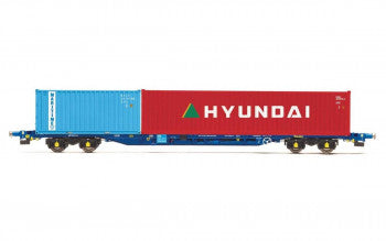 Hornby R6927 Touax KFA Container Wagon with 20ft & 40ft Containers - OO Gauge