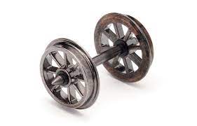 Hornby R8264 Metal 14.1mm 2 Hole Disc Wheels (10 wheelsets per pack) - OO Scale